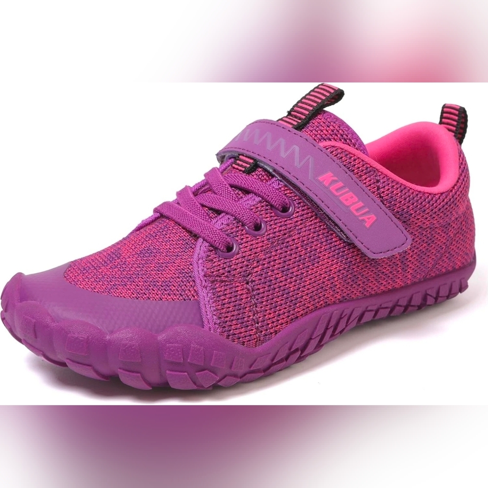 KUBUA Kids Barefoot Shoes Boys Girls Sneakers Naturally 2 Big Kid, A